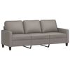 vidaXL 3-osobowa sofa z podn&oacute;żkiem, taupe, 180 cm, tkaniną