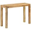 vidaXL Stolik konsola, 110 x 35 x 76 cm, surowe drewno mango