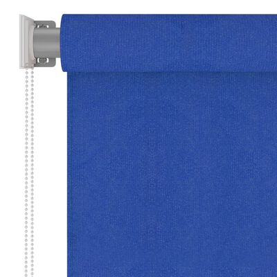vidaXL Roleta zewnętrzna, 160x230 cm, niebieska, HDPE