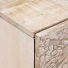 vidaXL Szafka Nocna 2 pcs Biały 40 x 33,5 x 46 cm Drewno z mango