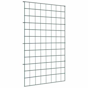 vidaXL Zestaw Ogrodzenia Stawu 8 szt. 50 x 80 cm Stal Zielony