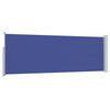 vidaXL Wysuwana markiza boczna na taras, 100 x 300 cm, niebieska