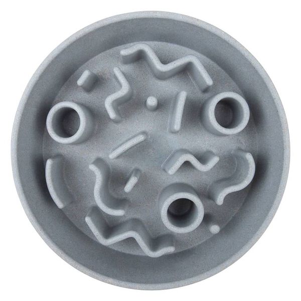 DISTRICT70 Miska spowalniająca jedzenie, bambusowa, 21 cm