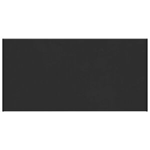 vidaXL Parapet okienny Czarny z rysunkiem drewna 60 x 40 x 4,5 cm PVC