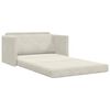 vidaXL Sofa Bed 110cm Kremowy Aksamit