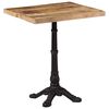 vidaXL Stolik bistro, 60x60x77 cm, surowe drewno mango