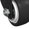 vidaXL Obrotowe k&oacute;łko 2 pcs Czarny 40,4 x 40,4 x 19,7 mm