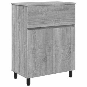 vidaXL Jednostka toaletowa Szary Sonoma 60 x 35 x 80 cm