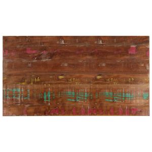 vidaXL Blat stołu, 100x60x1,5 cm, prostokątny, lite drewno z odzysku