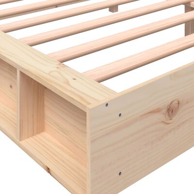 vidaXL Rama łóżka, 180x200 cm, lite drewno sosnowe