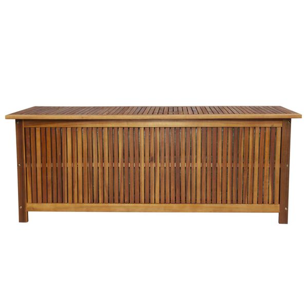 vidaXL Skrzynia ogrodowa, 150 x 50 x 58 cm, lite drewno akacjowe