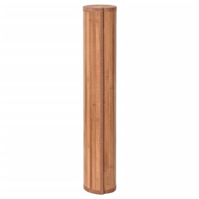 vidaXL Dywan prostokątny, naturalny, 100x400 cm, bambusowy