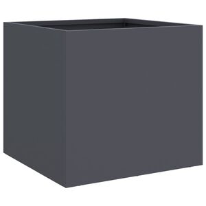 vidaXL Donica, antracytowa, 32x30x29 cm, stal