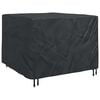 vidaXL Pokrowiec na meble Czarny 135 x 135 x 90 cm Tkanina Oxford 210D