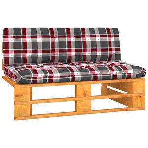 vidaXL Ogrodowa sofa środkowa z palet, miodowy brąz, drewno sosnowe