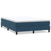 vidaXL Ł&oacute;żko typu Box Spring bez materaca Ciemnoniebieskie 140x220 cm