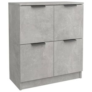 vidaXL Szafka, szarość betonu, 60x30x70 cm, materiał drewnopochodny