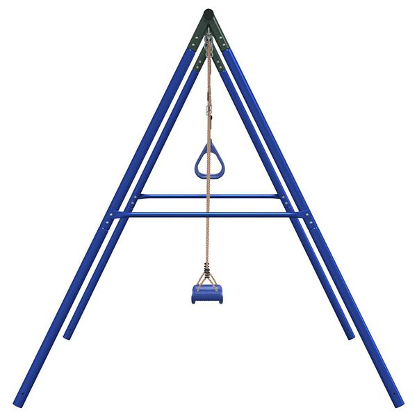 vidaXL Ogrodowy plac zabaw z huśtawką i trapezem