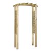 vidaXL Pergola ogrodowa z kratką, 110x60x210 cm, drewno sosnowe