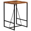 vidaXL Stolik barowy z litego drewna odzyskanego, 70 x 70 x 106 cm