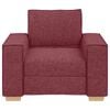 vidaXL Sofa Fotel Wino Czerwone 100x78x84 cm Tkanina