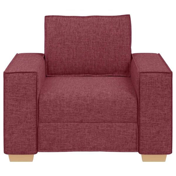 vidaXL Sofa Fotel Wino Czerwone 100x78x84 cm Tkanina