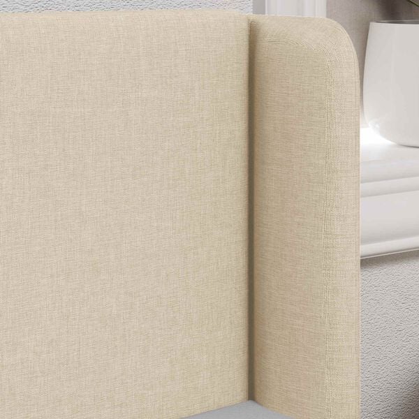 vidaXL Ucho Głowy Kremowy 40,5 x 40,5 x 4 cm tkanina