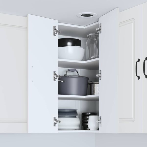 vidaXL Szafka kuchenna z przechowywaniem Kalmar Biały 57 x 57 x 80 cm