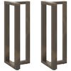vidaXL Nogi do stołu barowego w kształcie litery T 2 szt. Czarne 40x35x(100-101) cm Stal