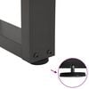 vidaXL Nogi do stolika kawowego w kształcie litery V 2 szt. Antracyt 60x(30-31,3) cm Stal