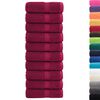 vidaXL Ręczniki toaletowe Premium, SOLUND 10 szt. Bordeaux 30x30cm 600 g/m&sup2;