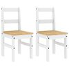 vidaXL Krzesła stołowe Panama, 2 szt., białe 40x46x90 cm, sosnowe