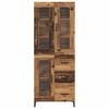 vidaXL Highboard Montowane na ścianie Stare drewno 69,5 x 34 x 180 cm