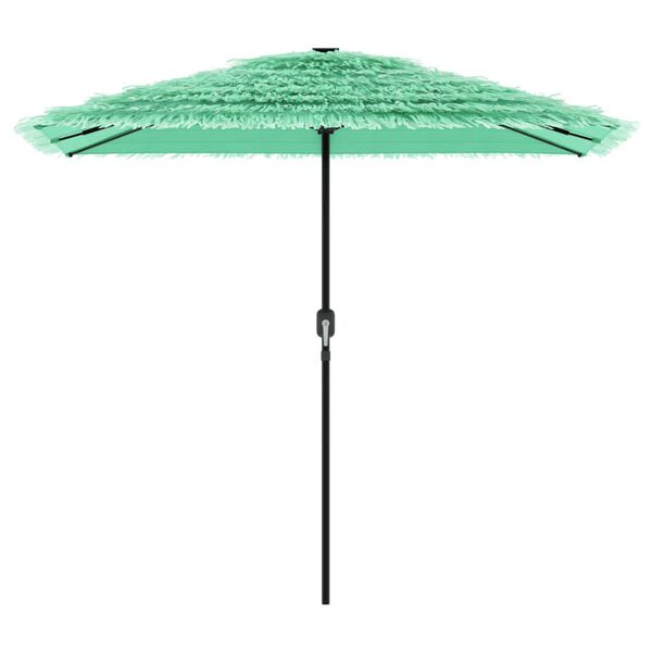 vidaXL Parasol ogrodowy na stalowym słupku, zielony, 248x248x248 cm