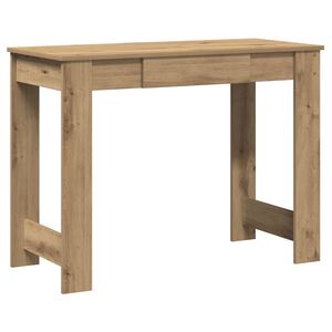 vidaXL Biurko, dąb artisan, 100x45x75 cm, materiał drewnopochodny