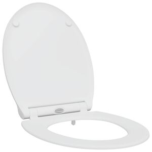 vidaXL Deska toaletowa Biały 45,5 x 37,5 x 3,8 cm Duroplast