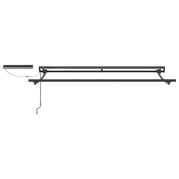 vidaXL Elektryczna Rozkładana Markiza Antracyt 2,5 x 2 m