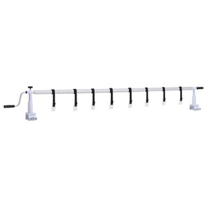 vidaXL Zwijacz plandeki basenowej, z plastikową podstawą