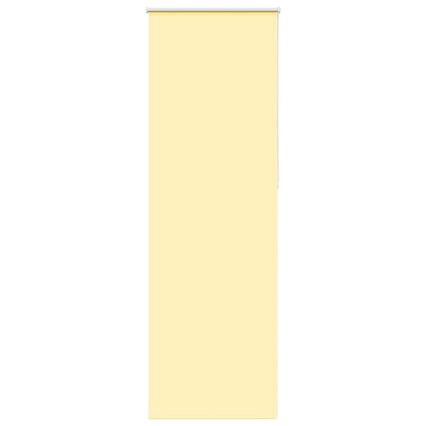 vidaXL Roleta zaciemniająca Ż&oacute;łta 75x210 cm Szerokość tkaniny 70,7 cm