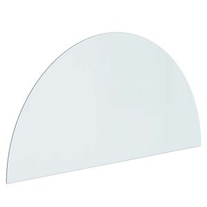 vidaXL Szklana płyta kominkowa przezroczysty 1200 x 600 mm Szkło
