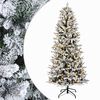 vidaXL Sztuczna choinka z zawiasami 150 cm 150 LED Ciepła biel