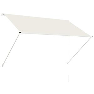 vidaXL Markiza zwijana, 200x150 cm, kremowa