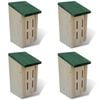 vidaXL Domek dla motyli 14 x 15 x 22 cm x4