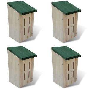 vidaXL Domek dla motyli 14 x 15 x 22 cm x4