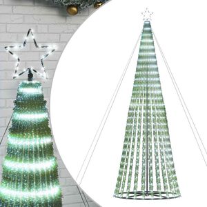 vidaXL Choinka LED 1028 LED Zimna biel 403 cm