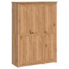 vidaXL Garderoba PANAMA Mi&oacute;d 131,5 x 50 x 185 cm Lite drewno sosnowe