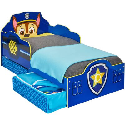 Paw Patrol Łóżko dziecięce z szufladami, 145x68x77 cm, niebieskie