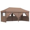 vidaXL Namiot Imprezowy Brązowy 292 x 580 x 315 cm Materiał Oxford