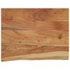 vidaXL P&oacute;łka ścienna, 50x40x2,5 cm, drewno akacjowe, naturalna krawędź