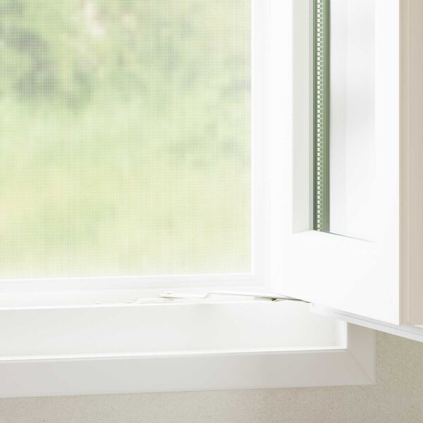 vidaXL Siatka na owady Biały 80 x 1000 cm Wł&oacute;kno szklane